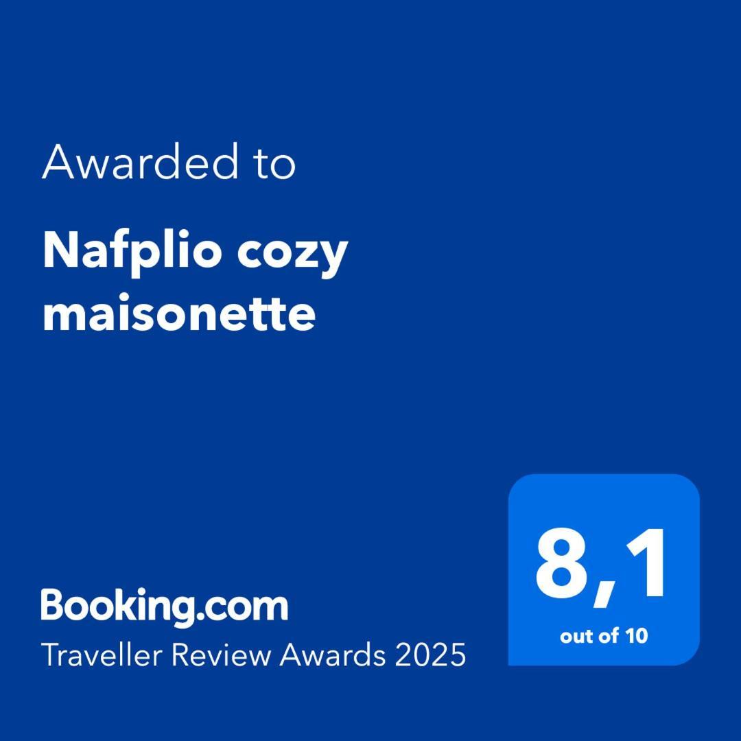Nafplio Cozy Maisonette Kültér fotó